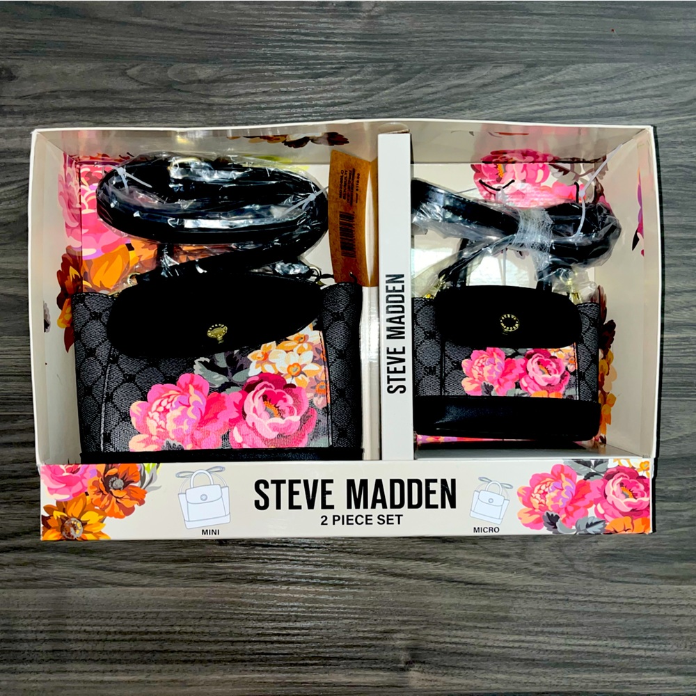 NIB Mommy&Me! Steve Madden 2 pc. Mini & Micro Crossbody/handbag set!